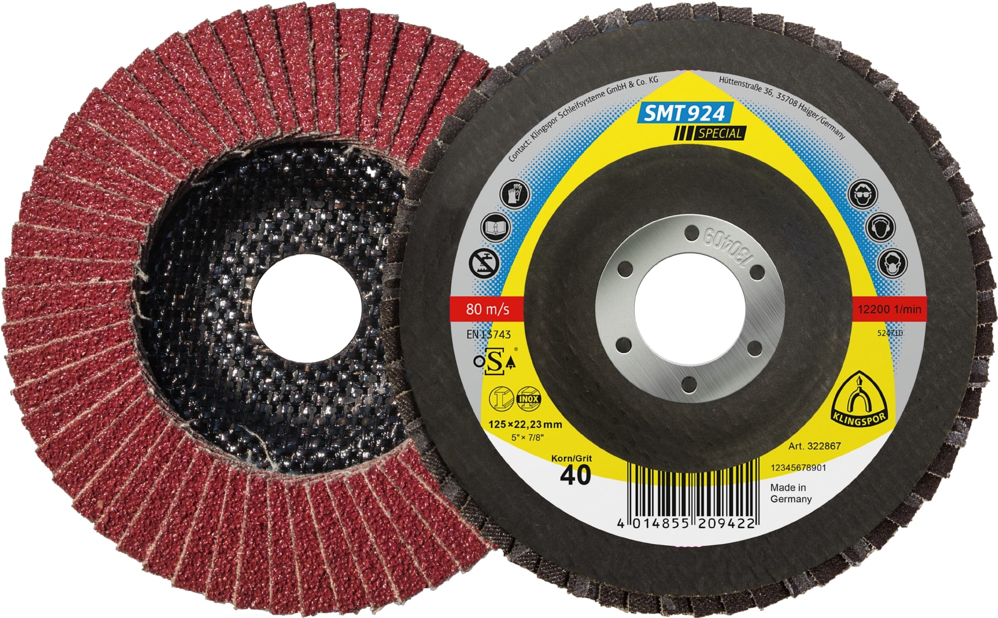 KLINGSPOR Schleifmopteller SMT 924 Special