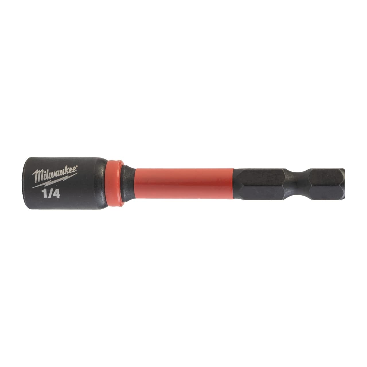MILWAUKEE 1/4˝ x 65 mm, magnetisch SHOCKWAVE Steckschlüssel 1/4"