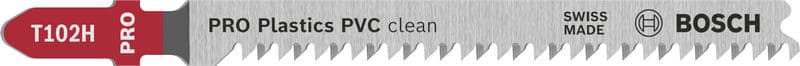 BOSCH Stichsägeblatt T 102 H Clean for PVC, 5er-Pack