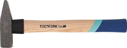 TECWERK Schlosserhammer 200g Stiel-L.280mm Hickory m.Nylonschutzhülse TECWERK