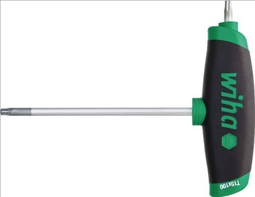 WIHA Schraubendreher m.Quergr.364DS T15x100mm TORX® m.Seitenabtr.WIHA