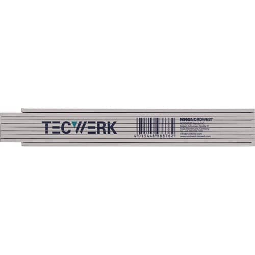 TECWERK Gliedermaßstab L.2m mm/cm EG III Ku.weiß TECWERK