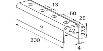 FISCHER Schienenverbinder FUF OC und PFUF OC