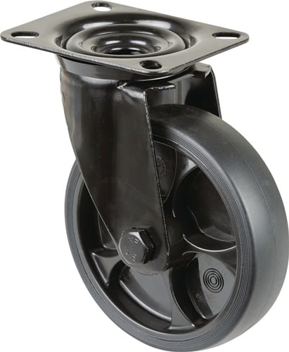 BS ROLLEN Lenkrolle D.125mm Trgf.120kg Ku.Platte L104xB80mm BS ROLLEN