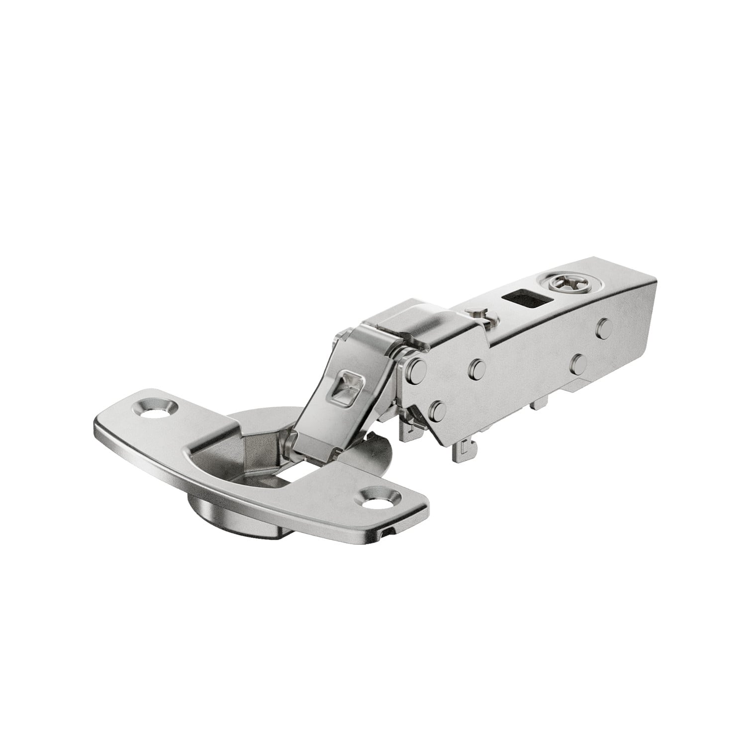 HETTICH Sensys Dünntürscharnier, Türdicke ab 10 mm, mit integrierter Dämpfung (Sensys 8646i), vernickelt, 9094280