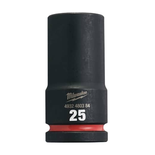 MILWAUKEE 25 x 90 mm SHOCKWAVE Schlagnuss 3/4" lang
