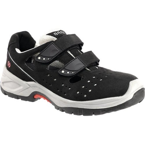 BAAK Sicherheitssandale Hardy Gr.39 N schwarz/grau Mikrofaser S1P SRC ESD EN20345