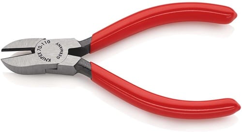 KNIPEX Seitenschneider L.110mm Kopf pol.Ku.-Überzug KNIPEX