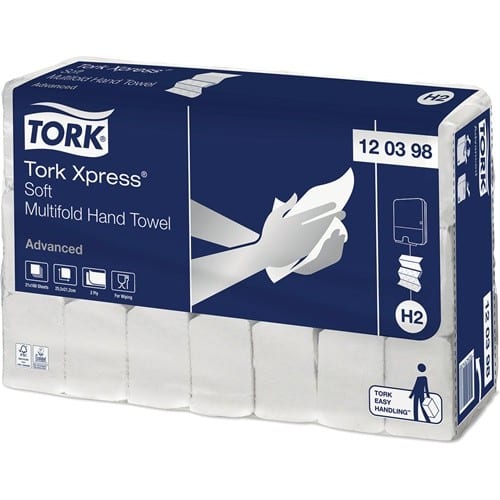 TORK Handtuch TORK Xpress® 120398 2-lagig,weiß L.ca.256 mmxB.ca.212mm 3780 Tücher/VE
