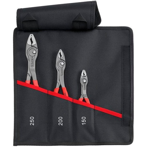 KNIPEX Greifzangenset TwinGrip® Inh.3-tlg.atram.Rolltasche KNIPEX