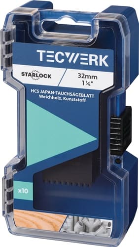 TECWERK Tauchsägeblätter B.32mm Eintauch-T.42mm 10 St.Starlock