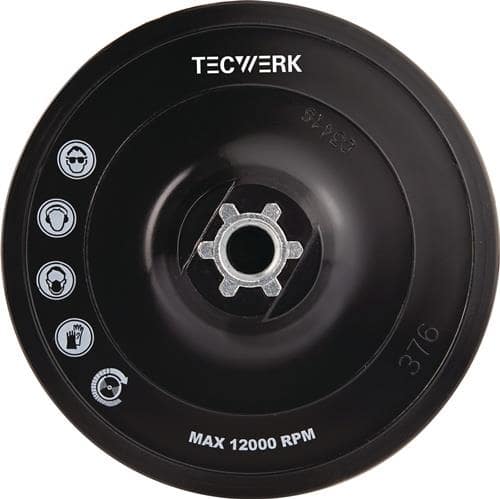 TECWERK Stützteller D.125mm M14 kletthaftend TECWERK