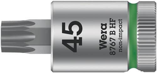 WERA Schraubendrehereinsatz 8767 B HF Torx 3/8 Zoll TORX® TX 45 L.38,5mm WERA
