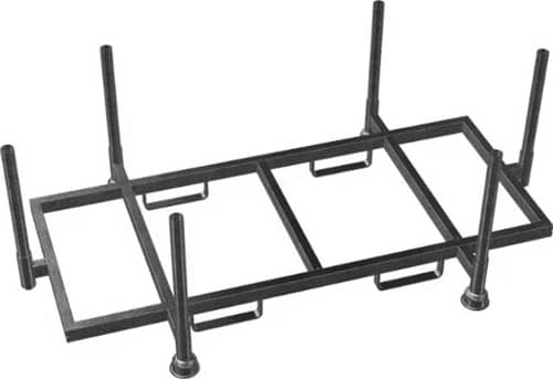 DANREC Transportgestell B1219xH863xL2164mm galvanisierter STA DANREC