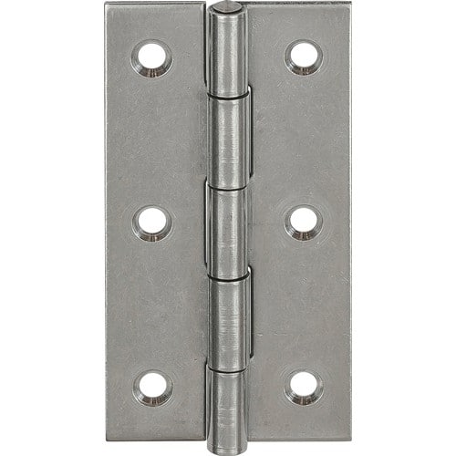 VORMANN Scharnier H.30mm B.22mm S.0,8mm VA gerollt,schmal VORMANN