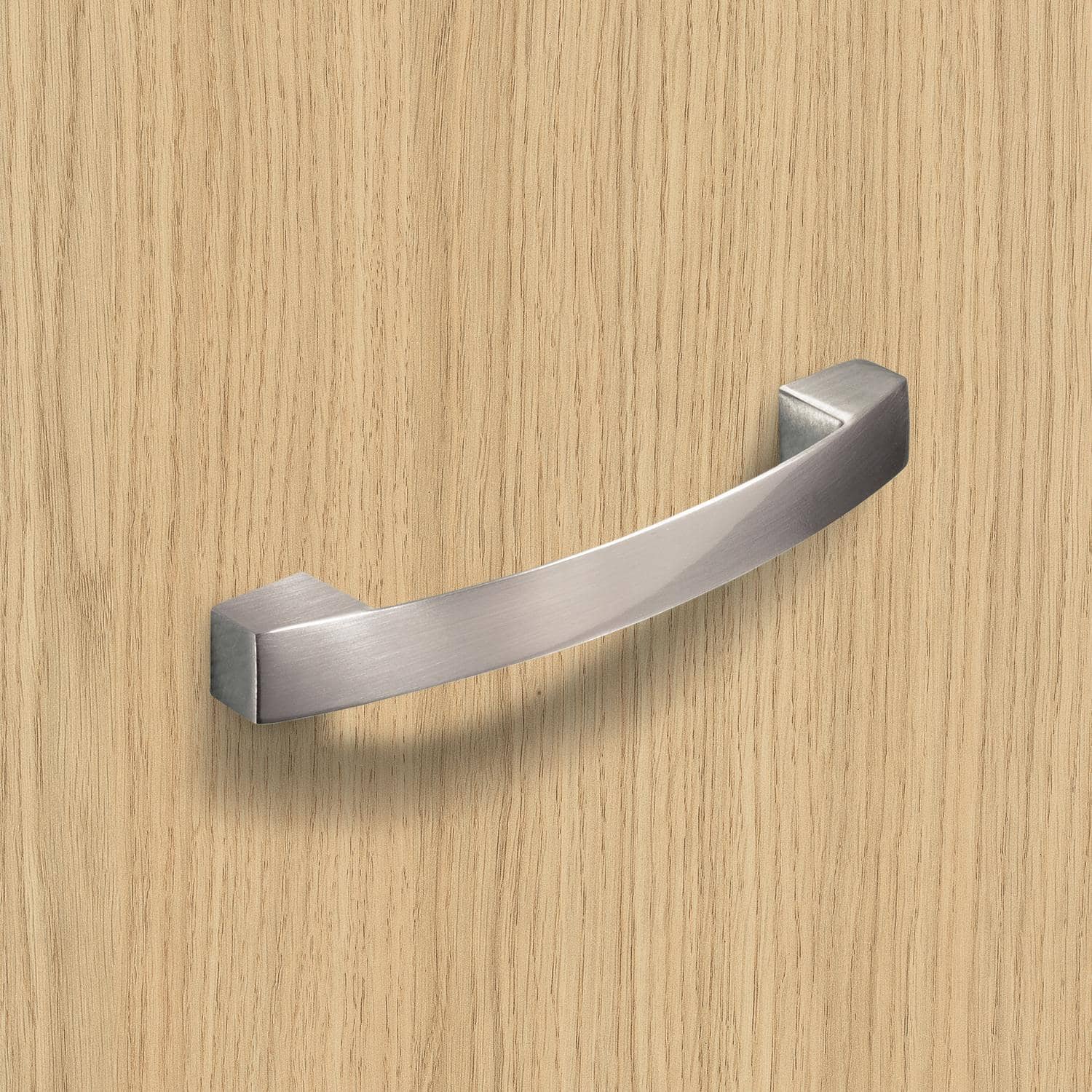 HETTICH Griff Vantania, •–• 128, L 144 mm, B 14 mm, H 27 mm, Edelstahl Optik gebürstet, 1170158