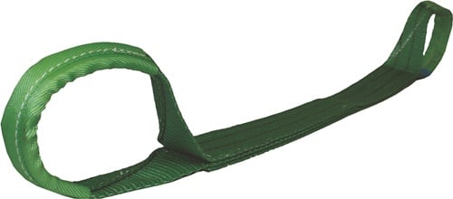 TECWERK Hebeband DIN EN 1492-1 L.3m grün Tragf.einf.2000kg TECWERK