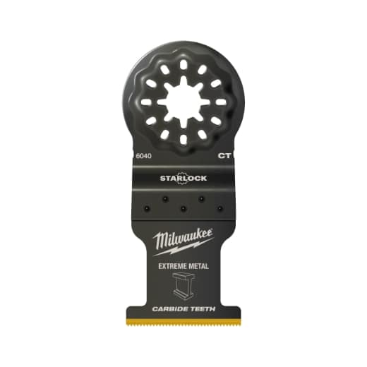 MILWAUKEE 35 x 32 mm Multitool Starlock Titan-HM-Tauchsägeblatt Multimaterial