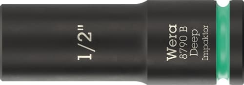 WERA Steckschlüsseleinsatz 8790 B Impaktor Deep 3/8 Zoll 1/2 Zoll L.63mm WERA