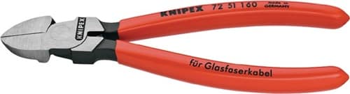 KNIPEX Seitenschneider f.Lichtwellenleiter L.160mm m.Ku.-Überzug KNIPEX