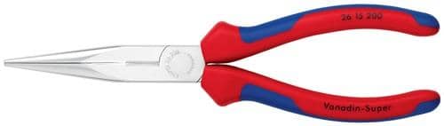 KNIPEX Flachrundzange L.200mm verchr.ger.Comfort-Griff KNIPEX