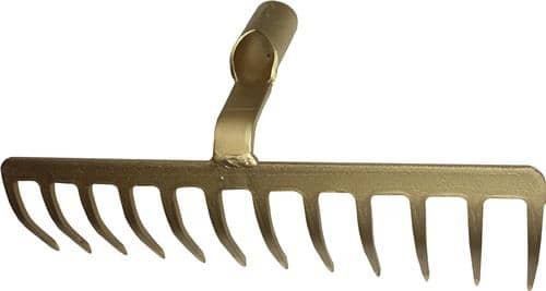 KRUMPHOLZ Straßenrechen schwe.Ausf.o.Stiel 16 Zinken KRUMPHOLZ