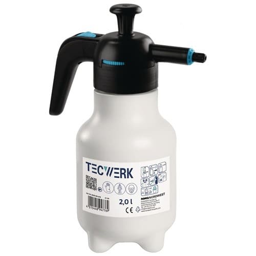 TECWERK Drucksprüher 2l FPM Dichtung,Kunststoff-Düse TECWERK