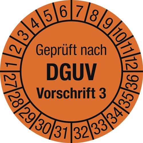 Nordwest Mehrjahresprüfplakette D.30mm J.2027-2036 Folie Btl.a 100 St.
