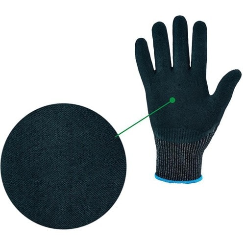 OPTIFLEX Schnitthandschuh Comfort Cut Gr.8 schwarz meliert/schwarz EN 388 PSA II 12 PA
