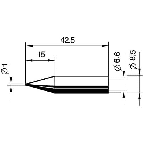 ERSA Lötspitze Ser.842 bleistiftspitz B.1mm 0842 BDLF/SB ERSA