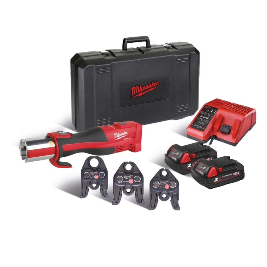 MILWAUKEE Bürstenloses Akku-Presswerkzeug (Sanitär) M18BLHPT-202C TH-Set