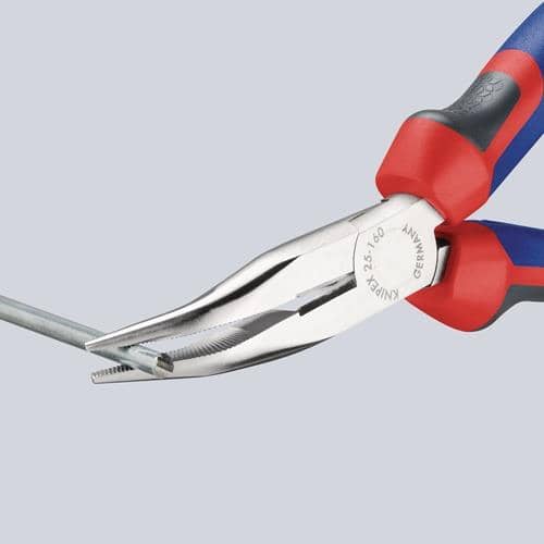 KNIPEX Flachrundzange L.160mm flachrund 40Grad gew.Comfort-Griff KNIPEX