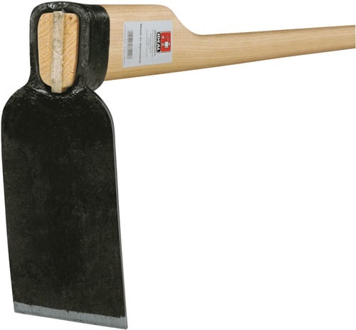 IDEAL Reuthacke Blattmaß 210x100x120mm geschmiedet,m.Eschenstiel G.1500g IDEAL