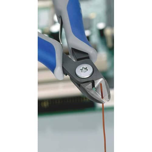 KNIPEX Präzisions-Elektronik-Seitenschn.L.125mm Form 0 Facette ja,sehr kl.pol.KNIPEX