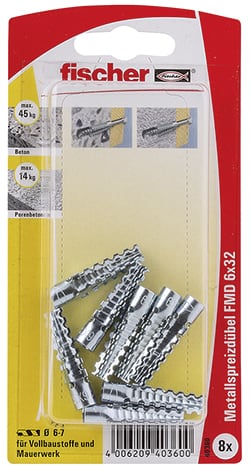 FISCHER Metallspreizdübel FMD