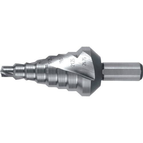 RUKO Stufenbohrer Bohrber.6-26,75mm HSS Spiralnut Z.2 Stufen 8 RUKO