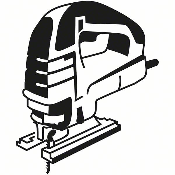 BOSCH EXPERT ‘Hardwood 2-side clean’ T 308 BFP Stichsägeblatt, 5 Stück. Für Stichsägen