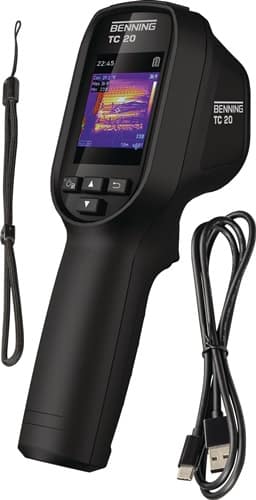 BENNING Wärmebildkamera TC 20 2,4" Farb-LCD-Screen 240x320 Punkte BENNING