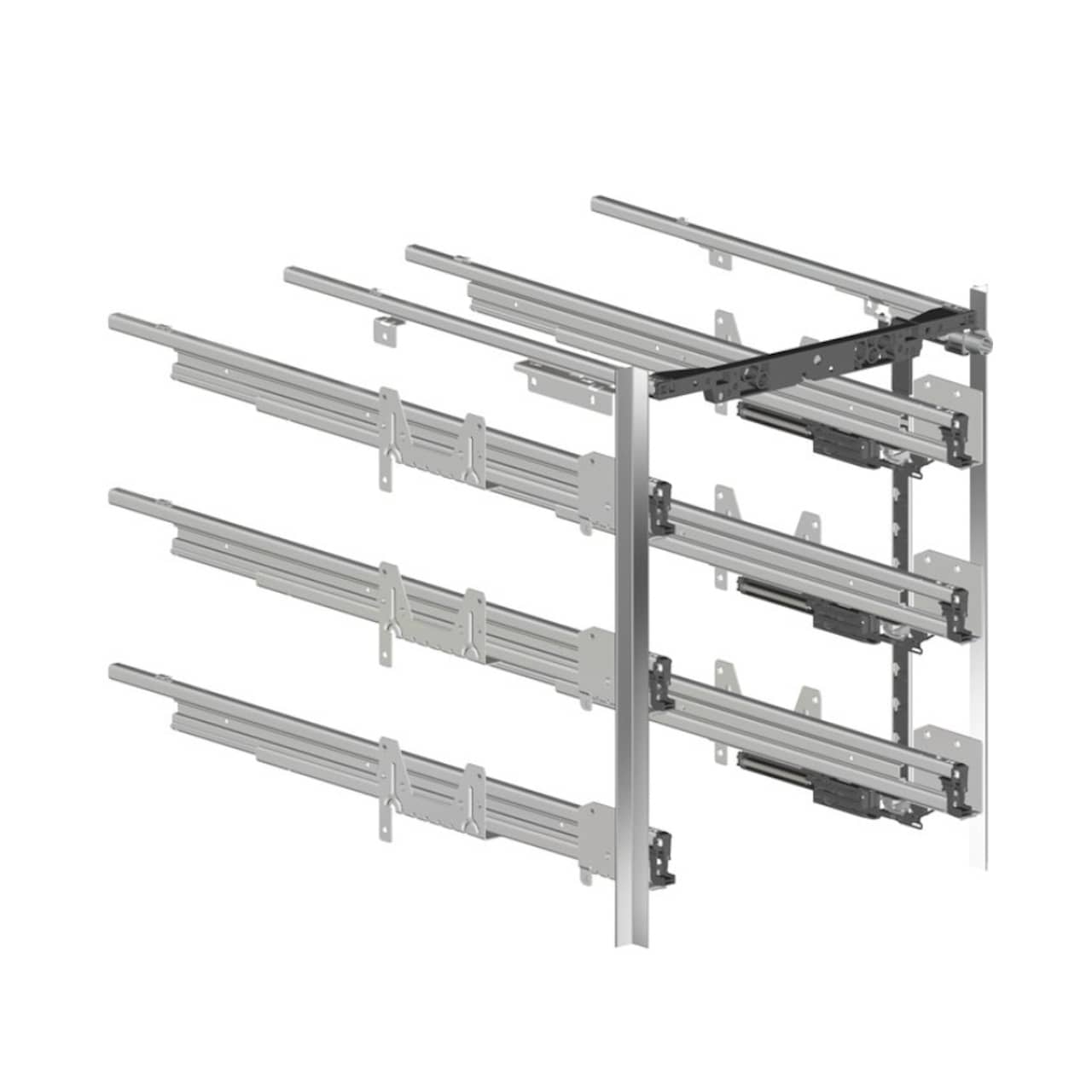 HETTICH Schreibtischcontainer Komplett-Sets -Einbaubreite 392 mm -Raster 32 mm,