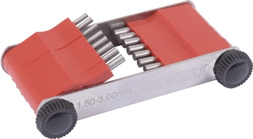 TECWERK Düsenlehre 0,45-1,50mm Stiftanzahl 20 St.TECWERK