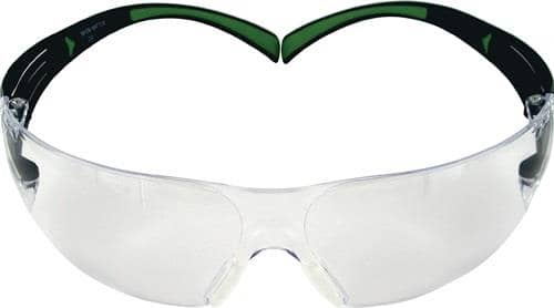 3M Schutzbrille SecureFit™ 400 EN166,EN170,EN172 Bügel schwarz grün,Scheibe klar
