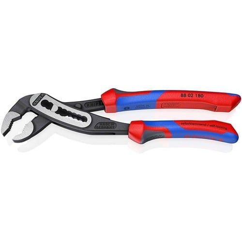 KNIPEX Wasserpumpenzange Alligator® L.180mm Spann-W.36mm pol.Comfort-Griff KNIPEX