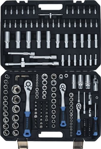 SW STAHL Steckschllüsselsatz 171-tlg.1/4+3/8+1/2"mm SW 4-32mm Z.72/72/72 6KT SW STAHL