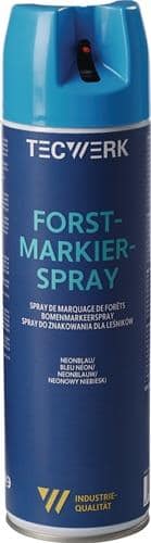 TECWERK Forstmarkierspray neonblau 500ml Spraydose TECWERK