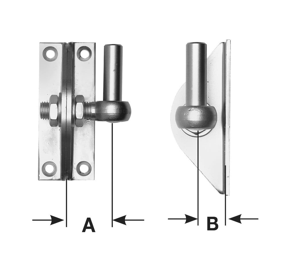 POLLMANN Haken D5 A, hell verzinkt