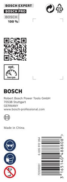 BOSCH Holzschlangenbohrer, Sechskant 28 x 95 x 160 mm, d 11,1 mm