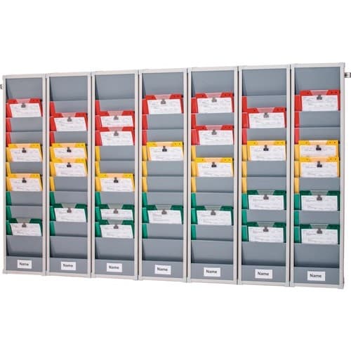 EICHNER Planungstafel H1282xB2300xT78mm 7 Reihen inkl.Wandprofil EICHNER