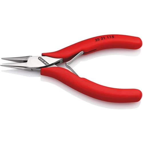 KNIPEX Elektronik-Greifzange Gesamt-L.115mm flachbreite Backen Form 2 Ku.-Überzug