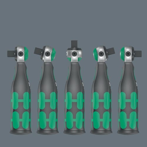 WERA Steckschlüsselsatz 8009 Zyklop Pocket Set 3 27-tlg.3/8Zoll+1/4 Zoll WERA