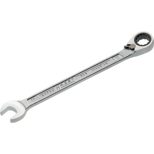 HAZET Maulringratschenschlüssel 606 SW 11mm L.168,6mm umschaltbar,Rings.15Grad HAZET